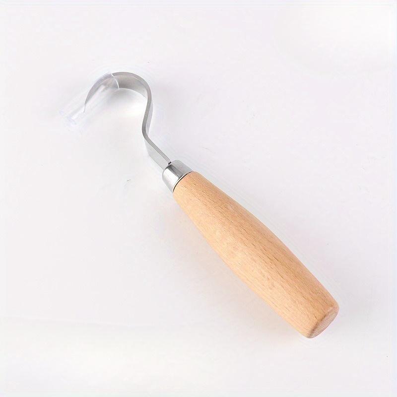 Řezbářský nůž Dláto Hák Nůž Řezbářské nástroje Ergonomická lžíce na opracování dřeva Odolná Pokřivená Začátečníci Sochařský Profesionál