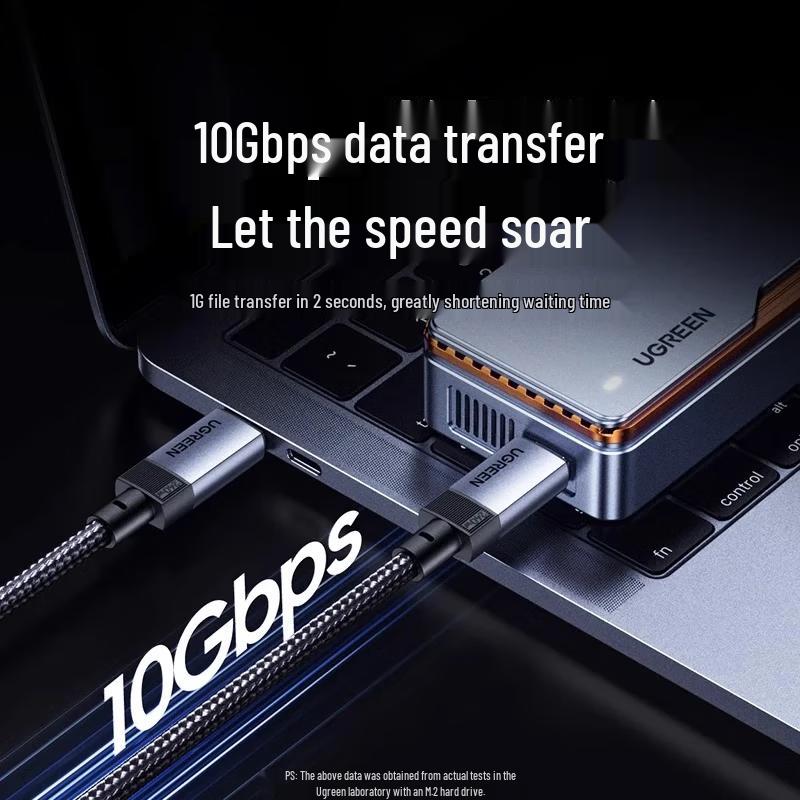 Ugreen L701 Dual Type-C PD240W 10Gbps Braided Data Cable