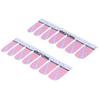14pcs Nail Polish Strip DIY Adhesion Nail Wraps Decals Transfer Sticker Manicure Tool19