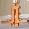 Cabinet Door Mounting Jig Aluminium Alloy Installation Positioner with 6 8 10mm Drill Bits Woodworking Multi Functional   Position Tool