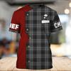 Chef Uniform Pattern T Shirt For Men Chef's Knife 3D Printed Tees Summer Harajuku Short Sleeve Loose Street Tops Sport T-shirts