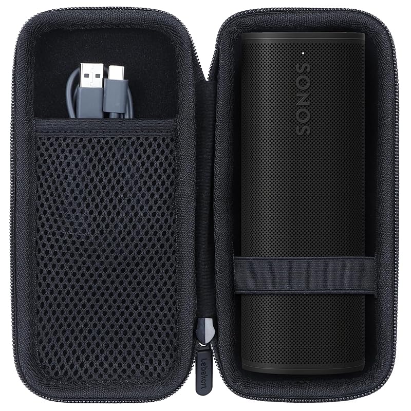 

Sonos compatible with Lebakort storage case sonos Roam SL/Sonos Rohm Portable Speaker portable speaker (black case)