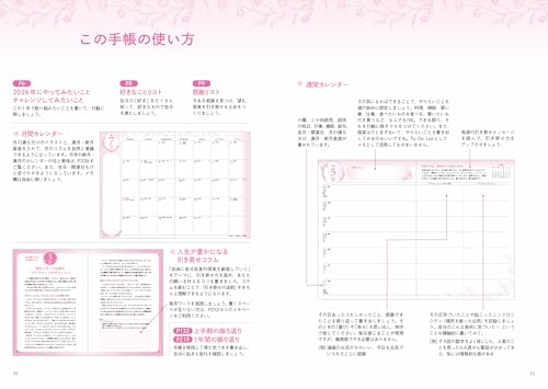 Amy 2026 Attraction Schedule Book: A Diary for Living Your Life (Nagaoka Shoten Diary)
