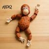 PLA Material Monkey Figure Articulated Figurine with Movable Joints 3D Printed Cute Realistic Design