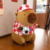 Grenzüberschreitender Fußball Baby Capybara Plüschpuppe - Niedliches und Benommenes Spielzeug