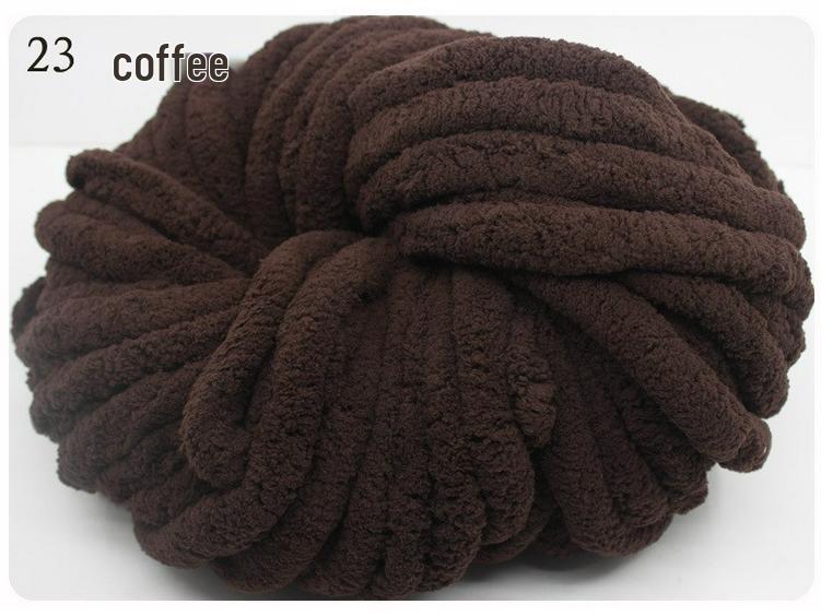 Winter DIY Super Dicke Isländische Wolle Handgewebter Schal & Mütze Garn