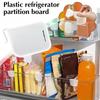 2/4/8/16/24 Stück Kühlschrank-Aufbewahrungs-Trennwand, einziehbare Trennwand aus Kunststoff, Aufbewahrungsschiene, Küchenflaschen-/Dosenregal-Organizer