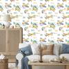Painted Planes and Helicopters Wallpaper for Living Room and Bedroom 50x1000
