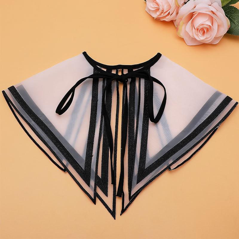 Creative Navy Shawl Women's Detachable Collar