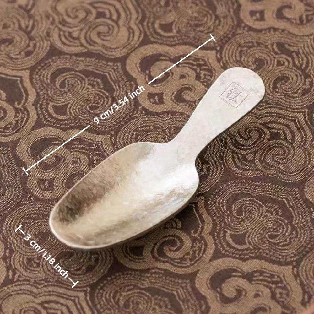 Thickened Tea Dividing Tool Pure Titanium Mini Tea Spoon Coffee Bean Spoon Tea Scoop Coffee Bean