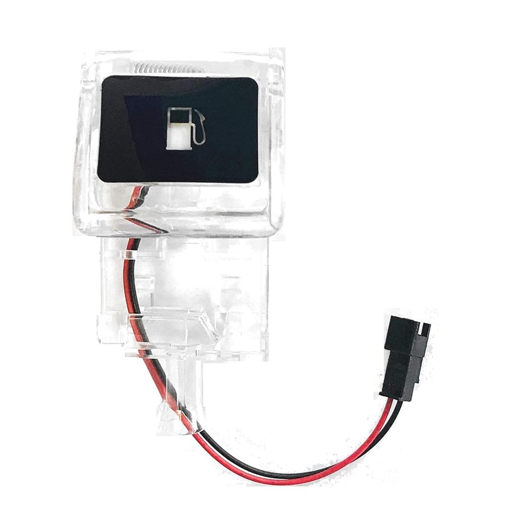 CGP Universal White LED Fuel Filler Lever Set of 2 for Toyota Vehicles with Clear White LED Fuel Fuel Lighting Kit for and Hiace Lever/Hood Body,