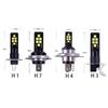 2 sztuk H4 H7 LED reflektor H11 H8 H9 H10 H1 H3 żarówki do świateł przeciwmgielnych samochodu 9005 9006 Auto jazdy światła do jazdy 12000LM 80W 12V