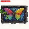 2d Flat 30*20cm, Colorful Butterflies Wooden Wall Art, Vintage Wooden Sign, Living Room and Dining Decor, for Home, Kitchen, Garden, Bedroom, Bar.