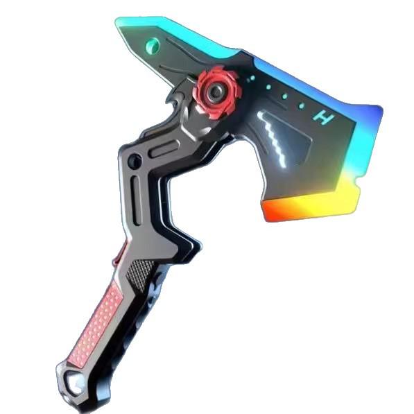2-in-1 Axe & Laser Sword with Sound and Light Effects - Glowing Toy for Boys