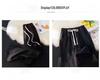 Women's Black Elastic Waist Wide-Leg Jeans – Loose-Fit, Slimming, Thick Fabric for Spring & Autumn