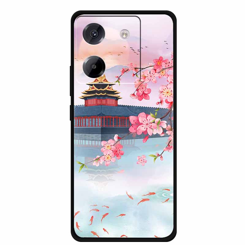 3D Phone Cover For Poco M7 Plus Pro Soft TPU Silicone Case for Poco M 7 PocoM7 Embossed Flower Blossoms Cartoon Gift Cute Bumper