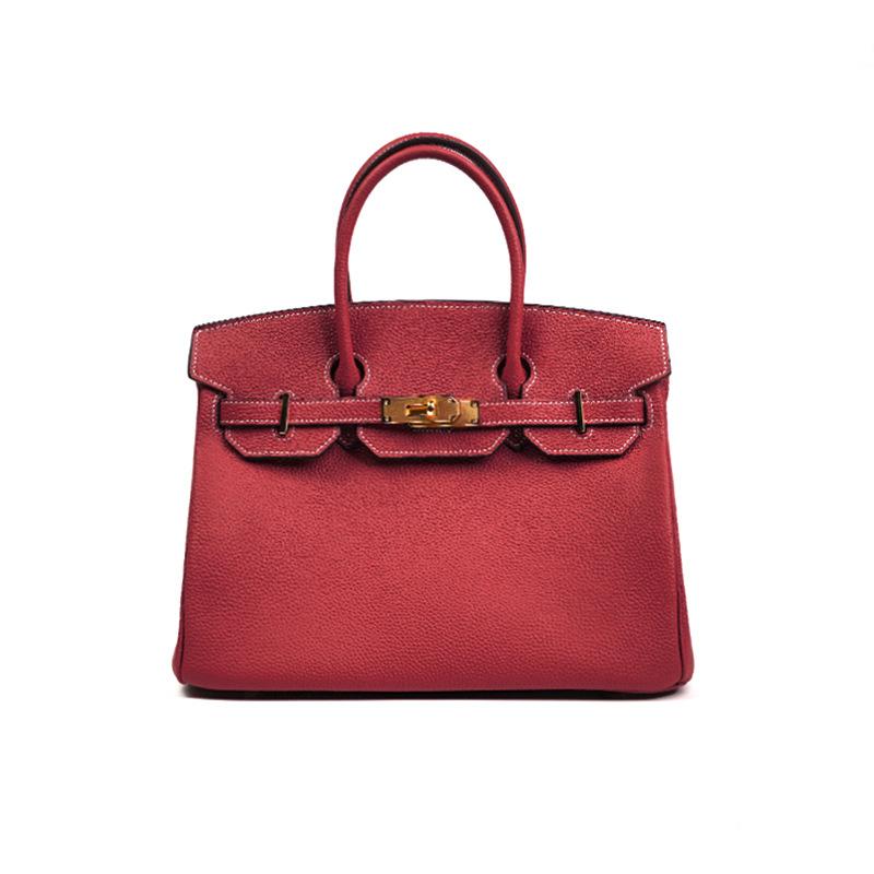 2025 Top-Grade Cowhide Women's Bag Luxury Leather Handbag Fashion Genuine Leather Women's Bag Classic Hundred Styles Handbag