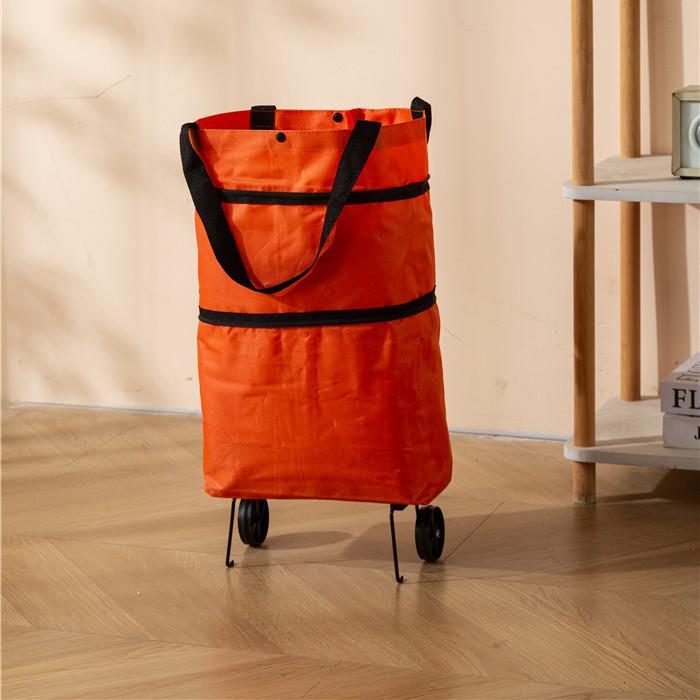 Waterproof Foldable Shopping Trolley: Portable Handcart & Internet Celebrity Design