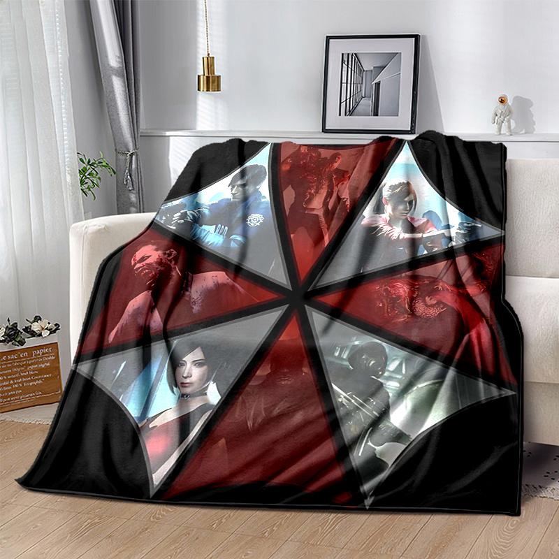 1pc Resident Evil Theme Blanket Seasonal Home Decorative Throw for Room, Gift Idea for , Living Room .K077