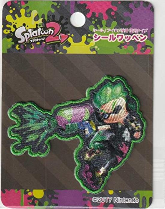 

Inagaki Clothing Splatoon 2 Sticker Patch Boy Sticker Adhesive TOS010 Iron-On