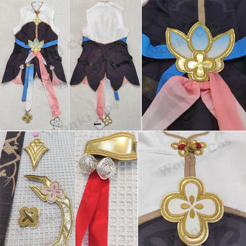 Star Rail March 7th Cosplay Costume Wig Hair For Game Swordmaster Skin Cosplay Shoes For Women Party Outfits