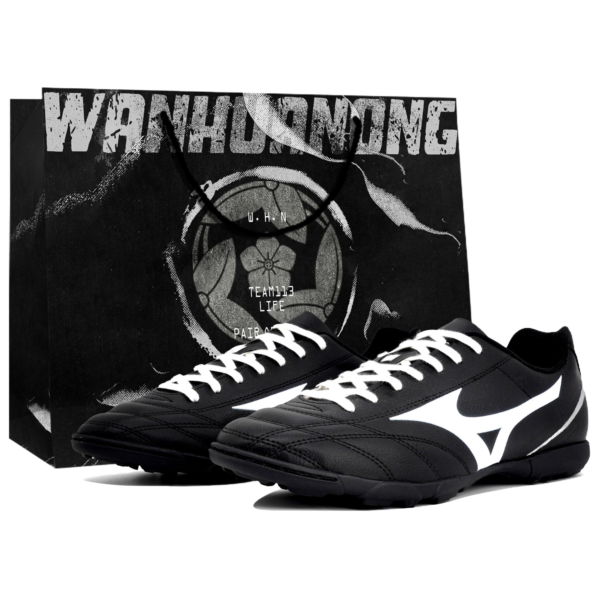Mizuno Folgado AS Slip Resistant Abrasion Resistant Slip Resistant Abrasion Resistant Soccer Shoes Men s Black White P1GD189309(Team113-S-BOX) 42