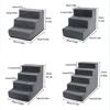 5-Steps Stair Dog/Cat Ramp Ladder Washable Pet Stairs with Removable Cover Memory Foam Sponge Dogs Pet Ramp Stairs Pet Supplies