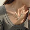 Mori Dream Butterfly Flower Collarbone Chain, Ancient Super Fairy Design Feeling Fresh And Sweet Necklace