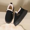 Snow Boots Women's Winter Lazy One Pedal Thick-soled Piled Thickened Women's Cotton Shoes