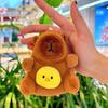 Little Red Book Capybara & Guinea Pig Plush Keychain Ornament