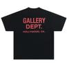 T-shirt Vintage High Street Chemise Imprimée Galerie T-shirt Imprimé Lettre Mode T-shirt Col Rond Décontracté Haut de Marque Été