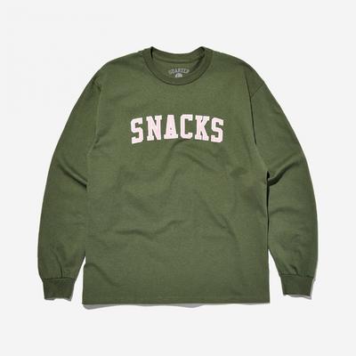 QuarterSnacks Snacks Varsity Manga Longa Snacks Varsity Manga Longa