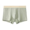 Men Boxer Briefs Mid-rise Wide Elastic Waistband Slim Fit Shorts Underwear U-Convex Large Space Patchwork Color Panties