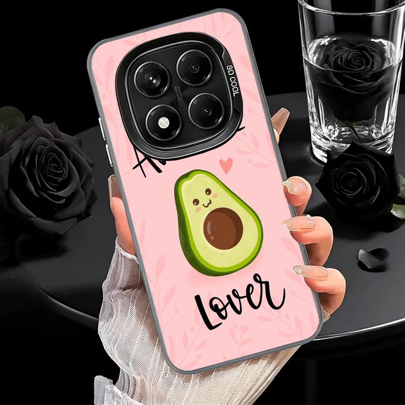 Cartoon Niedliche Avocado Weiche Handyhülle für Samsung Galaxy S24 S25 FE S26 Edge S23 Ultra S22 Plus S21 + Stoßfeste Abdeckung Rückschale