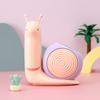 1Pc Internet Celebrity Desktop Small Table Lamp, Cartoon Snail Two-speed Led Charging Table Lamp, Student Bedroom Night Light