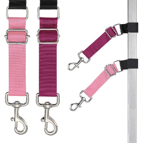Pet Dog Grooming Arm Accessories - Dogs Loop Pets Grooming Loops Extension Straps 2 PCS Adjustable Secure and Stable Loop Extender Bathing Restraint