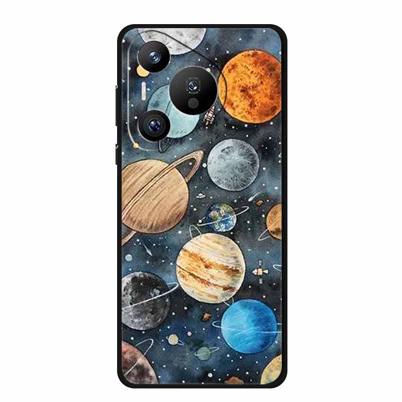 For Huawei Pura 70 Pro Case Pura70 Pro Plus Coque Black Silicone Soft Back Cover For Huawei Pura 70 Ultra Phone Case Funda Shell