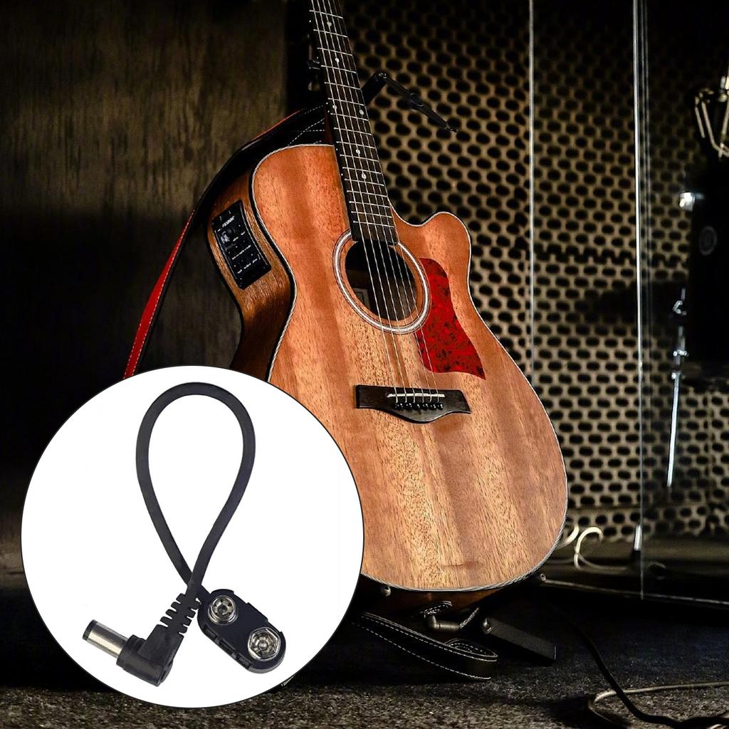 9V Battery Clip Converter Power Cable Guitar Effect Pedal Battery Power Supply Adapter Power Supply Cable Connector