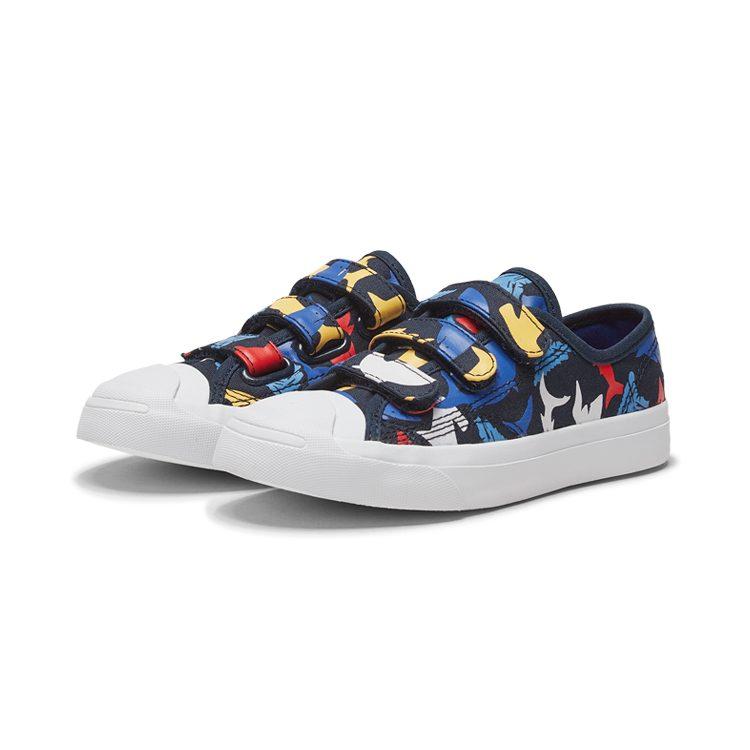 Converse Jack Purcell Low Easy-On PS 'Shark Bite - Black' 368144C