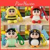 Crayon Cute Shinchan Bee Lobster Turtle Penguin Dress Up Plush Keychain Doll