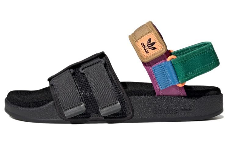 

Adidas Adilette Sandal 4.0 Black Bold Green H03417 47