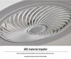 Ceiling Fan with Light - Pendant Light Fixture for Bedroom & Dining Room, Japanese & US Standard