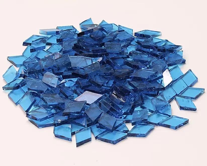 50g Klare Glasmosaiksteine Mehrfarbiges Mosaikstück DIY Mosaikherstellung Steine für Handwerk Hobby Kunst Heim Wanddekoration arte