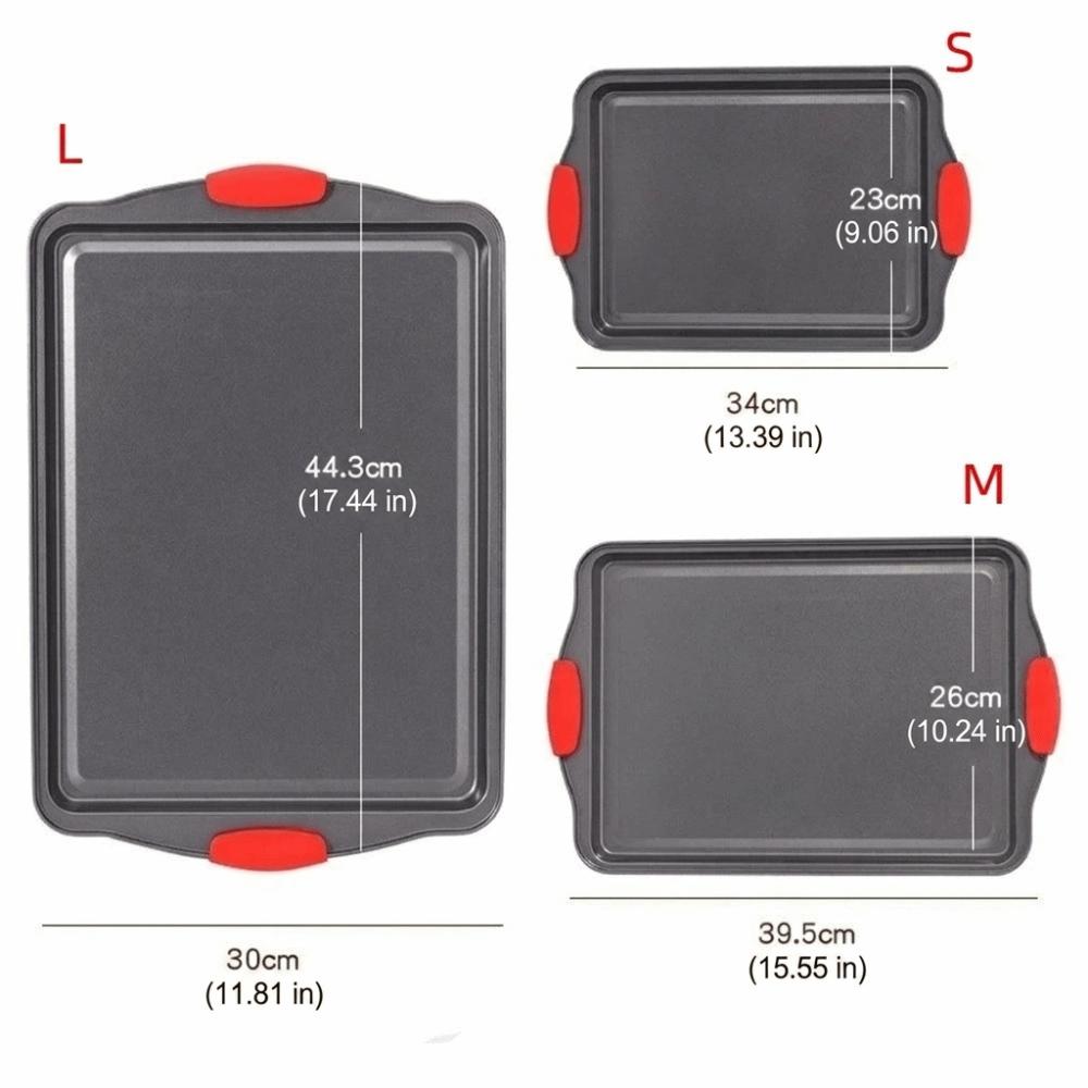 Multi-Purpose Baking Sheet Carbon Steel Bread Cake Mould Restaurant Baking Tray Kitchen