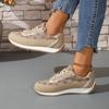 Fashion Fashion Print Platform Sneakers for Women 2025 Spring Casual Comfy Walking Shoes Woman Lightweight Non Slip Lace Up Sports Shoes