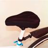 Bicycle Seat Cushion, Adjustable Elastic Bicycle Seat Cushion with Accessories, Sponge Road Bicycle Seat Cushion Cover