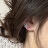 Summer Blue Starfish Earrings, Women's Small Mini Personality Temperament Earrings, Simple and Exquisite, No Need To Take Off Earrings When Sleeping