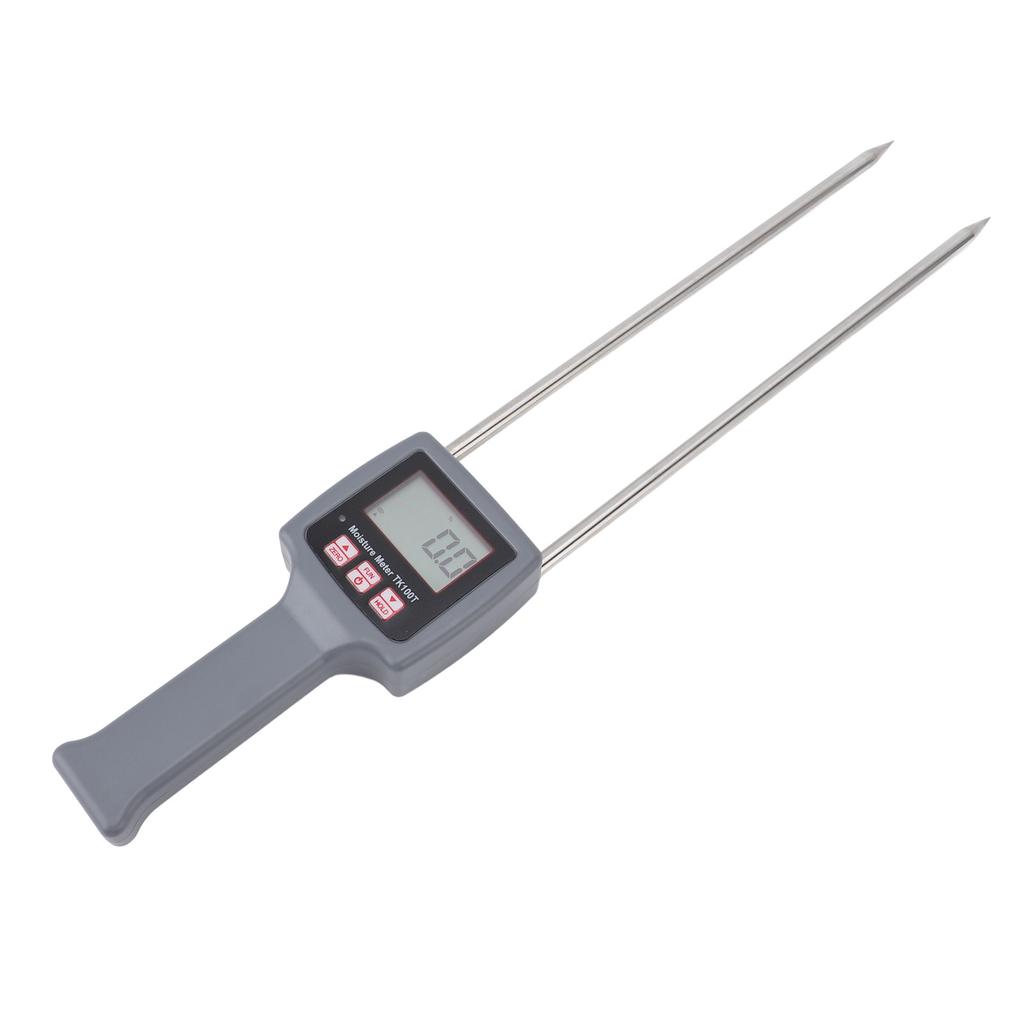 Portable Hay Moisture Meter Professional High Accuracy Handheld Digital Hay Moisture Tester for Herbal Cereal Straw
