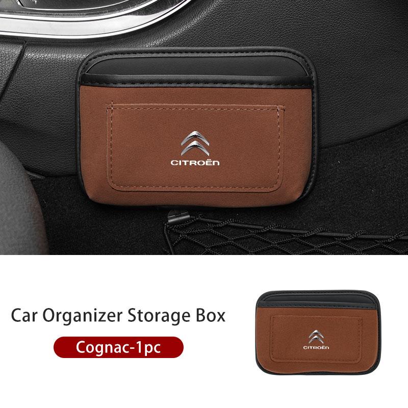 Einfügebare Auto-Karten-Telefon-Schlüssel-Einfügebare Box Selbstklebende Aufbewahrungstasche für Citroen C5 C1 C2 C6 C4L DS3 DS4 DS5 C-Elysee Grand Berlingo