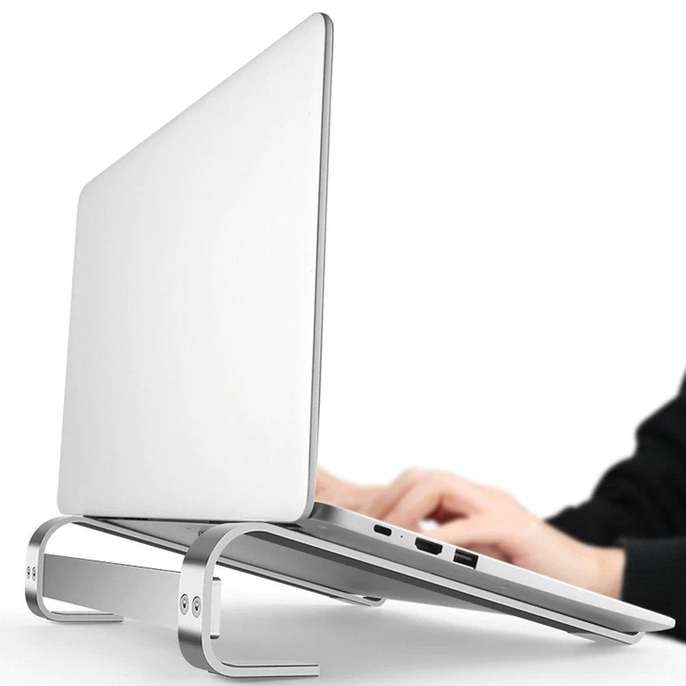 Aluminum Stand for Tablet and Laptop Up To 18" Simple S1 (Silver)